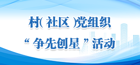 村（社區）黨組織“爭先創星”活動